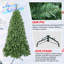 Arbre de Noël 8 pi avec fil mémoire, 1430 pointes en PVC à charnières pour une installation facile et un décor intérieur des Fêtes réaliste-1499379736
