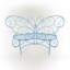 Banc de jardin en fer Breena-1170627867