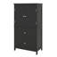 Armoire de rangement sur pied avec 2 tiroirs et 2 portes réglables-1241659160