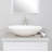 Novatto 16.25'' Ceramic Oval Bathroom Sink with Faucet and Overflow-29562929
