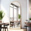 Grand miroir de plancher arqué pleine longueur-1095442195-1095442277