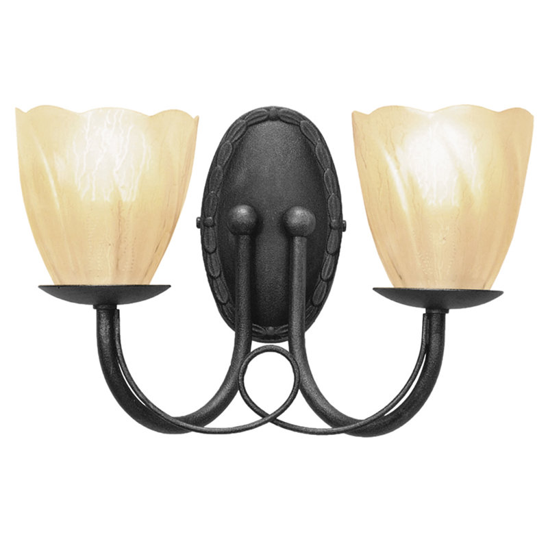 Cline Candle Wall Light, Black