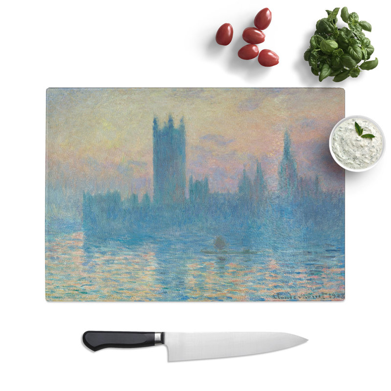 Houses of Parliament in London Vol.1 by Claude Monet Chopping Board, 0.4cm H x 28.5cm W x 39cm L