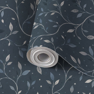 Peel and Stick Wallpaper Contact Paper grey watercolor golden line Liquid marble Self Adhesive and Removable 17.7in x 118in(45x300cm)
