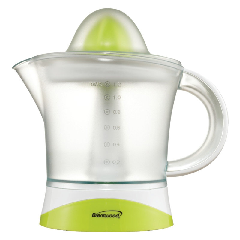 Brentwood Electric Citrus Juicer, White