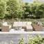 Eloisa Wicker 12 - Person Patio Conversation Sets with Cushions-816541183
