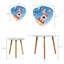 Ensemble de 2 tables gigognes Triangle Nesting
