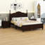 Lit plateforme en bois et deux tables de chevet-432368263-432367992