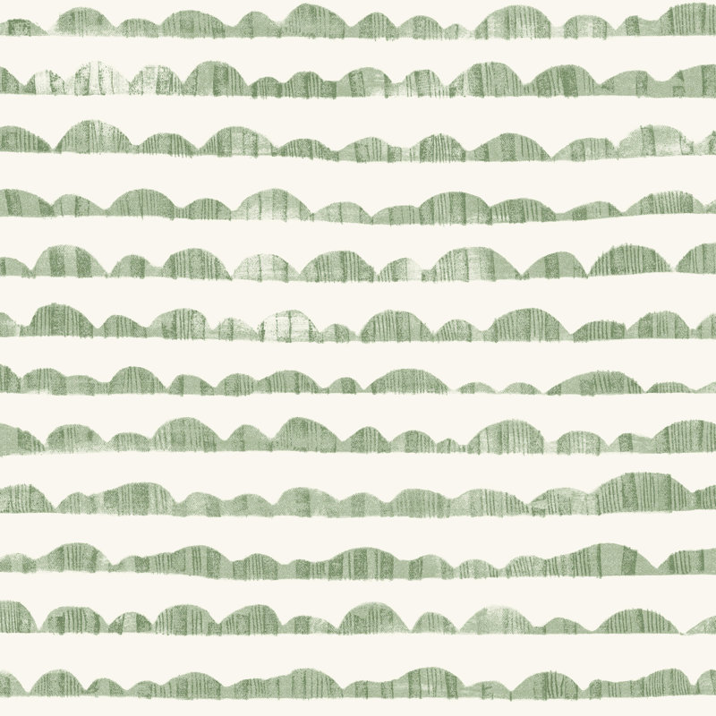 Papier peint Hill & Horizon, Vert