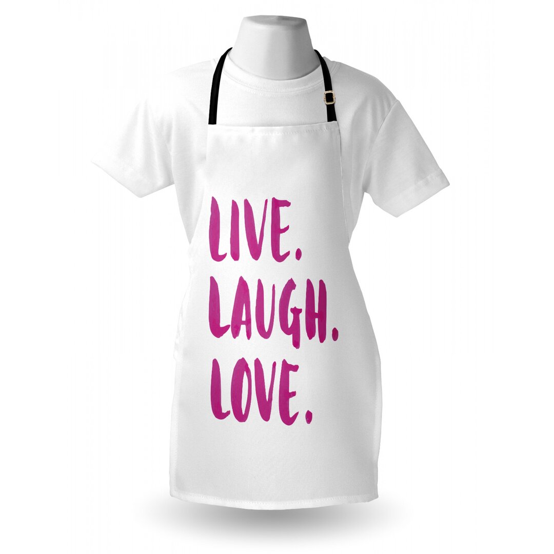 Schürze Live Laugh Love