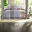 Ensemble de literie à motif floral élégant, polyester hypoallergénique, style chambre à coucher moderne et gracieux