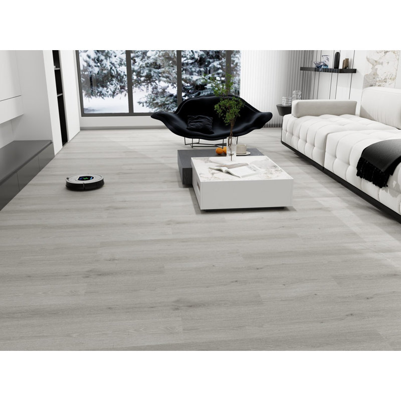 VIVA-PRO, 12 Mil, LVT Flooring, 2mm, Grey Hickory, Grey Hickory