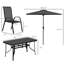 Ensemble de conversation de style moderne, ensemble de 8 meubles de patio