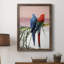 Palm Parrots - Peinture sur toile encadrée-109330371-109330378