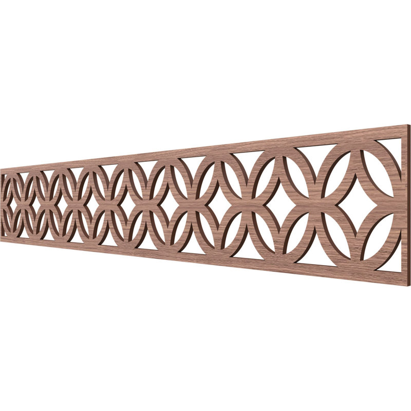Moulure Crosby, Noyer, H 8 po x l 46,625 po x P 0,375 po
