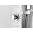 Coastal 43.31'' Shower Panel with Fixed Shower Head