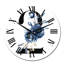 Art floral avec numéro deux II - Horloge murale traditionnelle-1802592705
