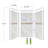 Bella CORE Arctic Mist Tub and Shower Surround with Katrina Design Strip 3-Wall up to 48Dx48Wx48Dx96H