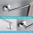 5 - Piece Bathroom Hardware Set with Towel Bar Towel Ring Toilet Paper Holder and Double Towel Hooks-93513375