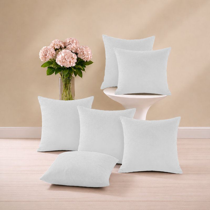 Aldino Square Cushion, Off White