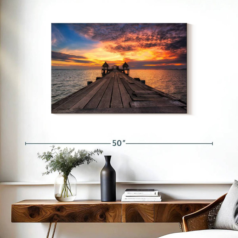 Alvord Pattaya Twilight Pier, H 24 po x l 36 po
