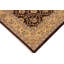 Tapis brun / beige en laine à motif oriental rectangulaire 9 pi 0 po x 11 pi 8 po Dorn