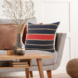 Atlantis Fringed Cotton Reversible Pillow Insert