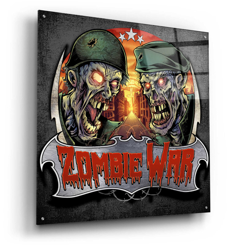 " Zombie War Soldiers " by Flyland Designs, H 36 po x l 36 po x P 0,2 po