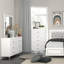 Commode de rangement contemporaine avec 6 tiroirs et meubles de chambre à coucher en bois 1pc