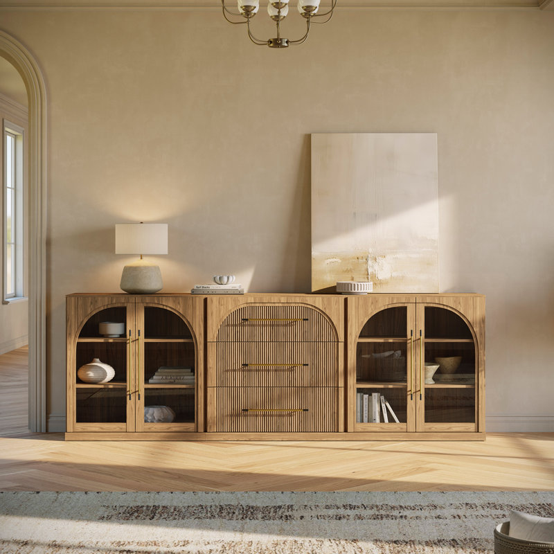 Ensemble de buffet modulaire 3 pièces - C + 2A - Chameau, Chameau