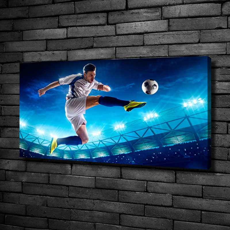 Footballer - Wrapped Canvas Print