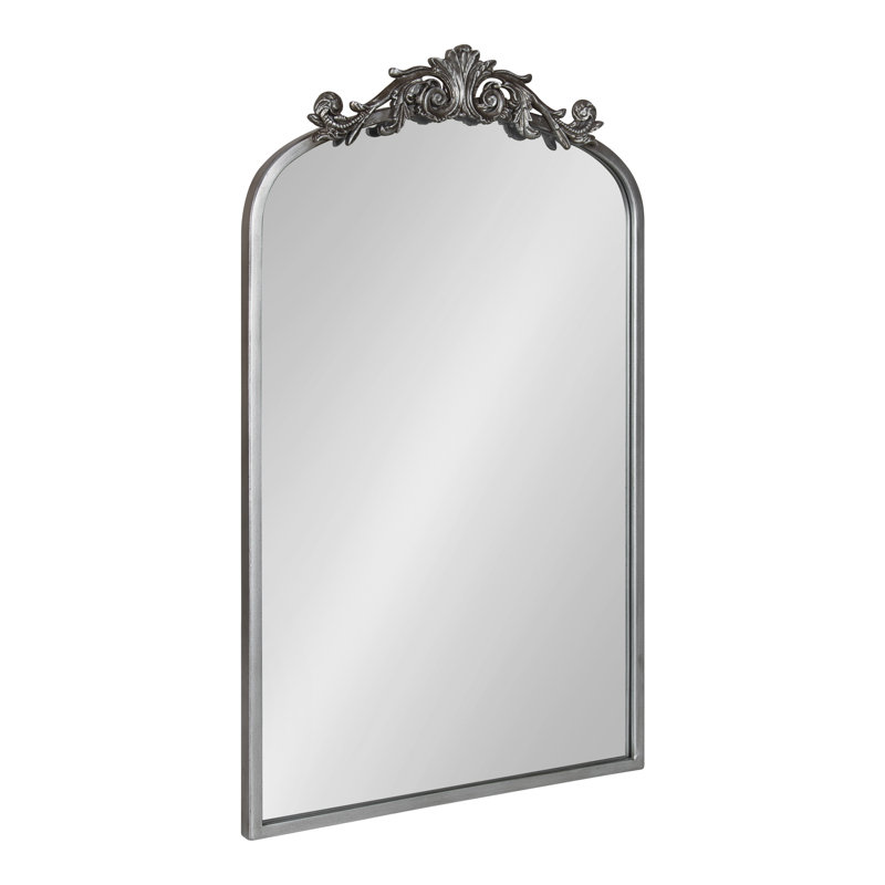 Anglo Metal Flat Mirror, Silver, 30.75" x 19"
