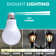 40-Watt Equivalent A19 Dimmable LED Light Bulb, 2700K Soft White, 8-pack