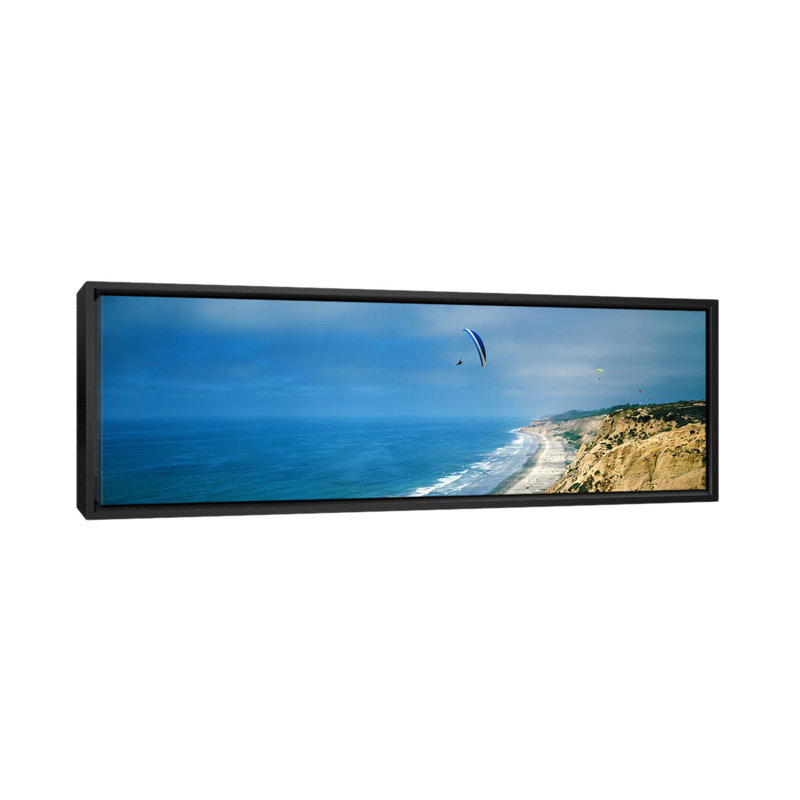 «La Jolla, San Diego, California», reproduction de photo sur toile, H 24 po x l 72 po x P 1,5 po, Toile tendue