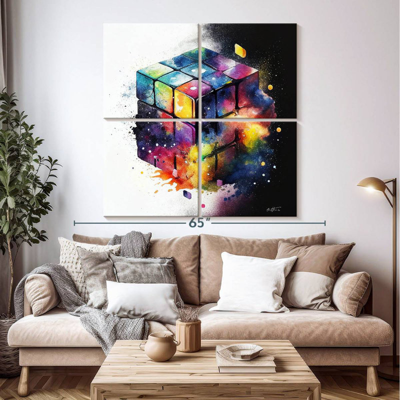 Senne Rubik, 50'' H x 50'' W