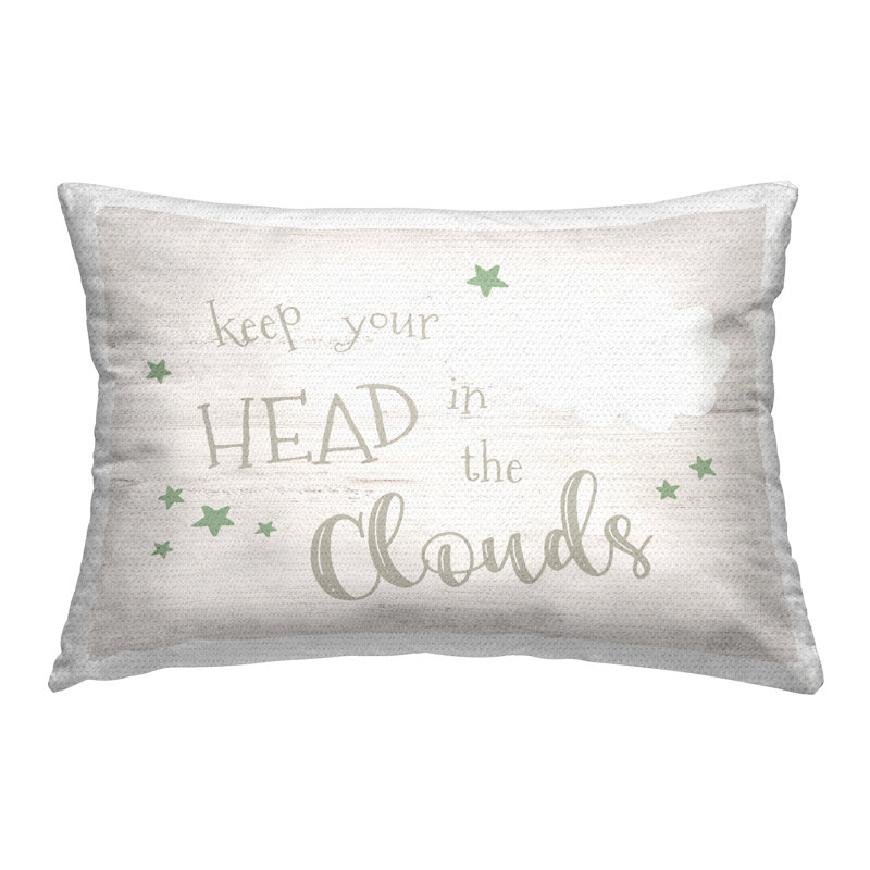 Coussin d'extérieur «Head in Clouds» par Natalie Carpentieri