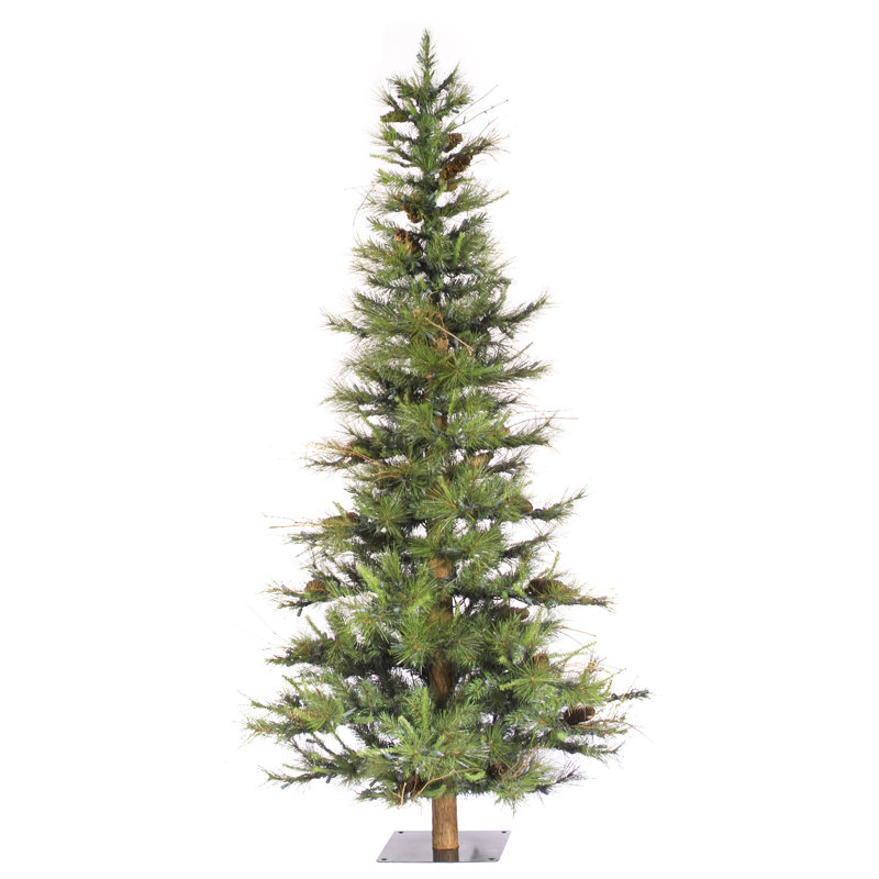 6' Green Ashland Fir Artificial Christmas Tree with Pinecones