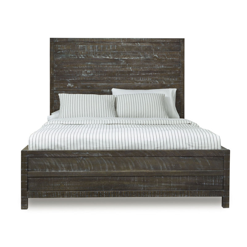 Solid Wood Standard Bed, King