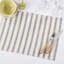Classic Striped Pure Linen Placemat (Set of 4)