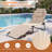 Avaiya Outdoor Metal Chaise Lounge Set-173567068