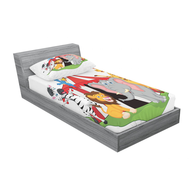 Microfiber Sheet Set, Twin Sheet Set with Fitted Sheet