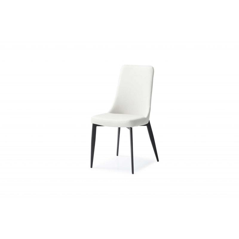 Chaise d’appoint rembourrée Eastville, Blanc