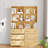 70.9'' H Book Cabinet Storage Bookcase Set-452849908