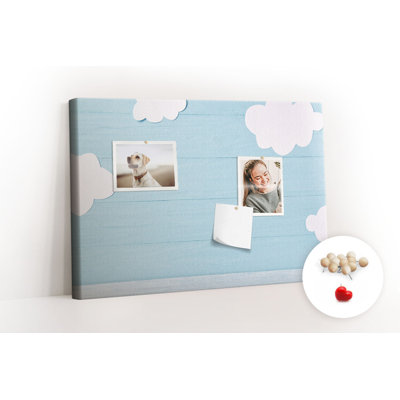 Wall Mounted cork board with print home decor pin board for wall for office bulletin board ideas Cute children board