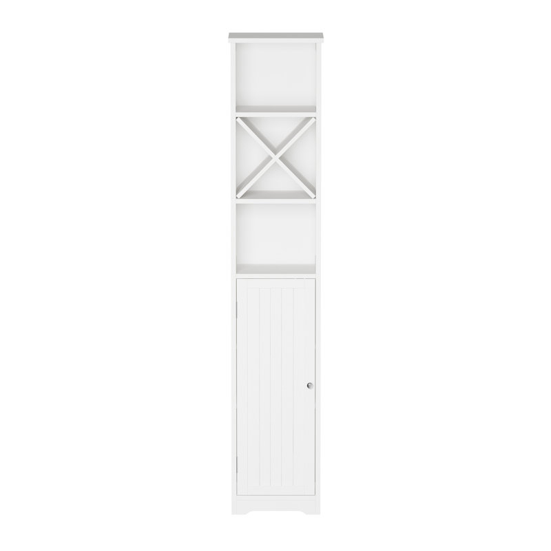 Armoire de rangement 67 po Lavish Home, blanc