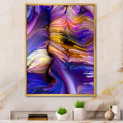 Élégance de liquide Art IV - art mural moderne sur toile