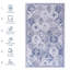 Tapis bleu lavable MAVAL 108 * 72 pouces bleu-282615291-282615295