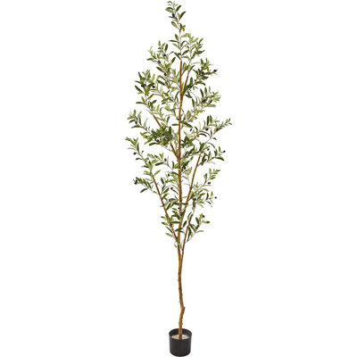 82'' Faux Olive Tree Tree in Planter