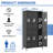 6 Door 72"H Metal Lockers With Lock For Employees,Storage Locker Cabinet For Home Gym Office School Garage-1424819161