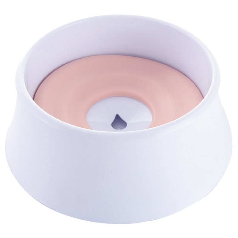 Bol flottant anti-déversement Pet Life Pet Pud-Guard, Rose
